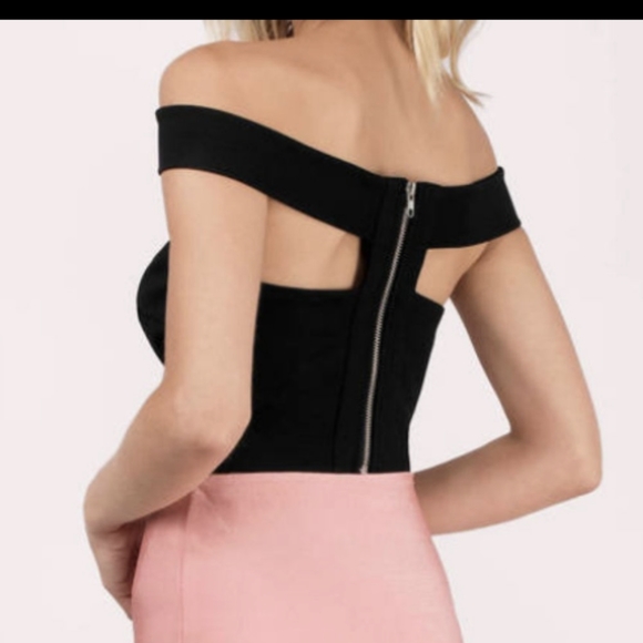 Sexy Crop top off shoulder New Claudia Tobi - Picture 2 of 2